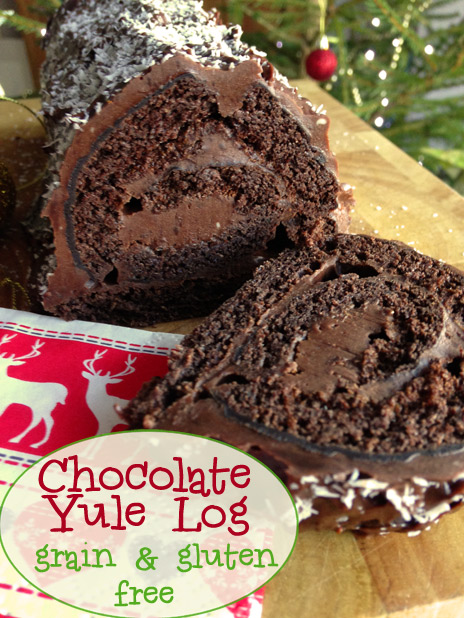 Chocolate Chestnut Cream Yule Log (EASY!) - That Cute Dish!