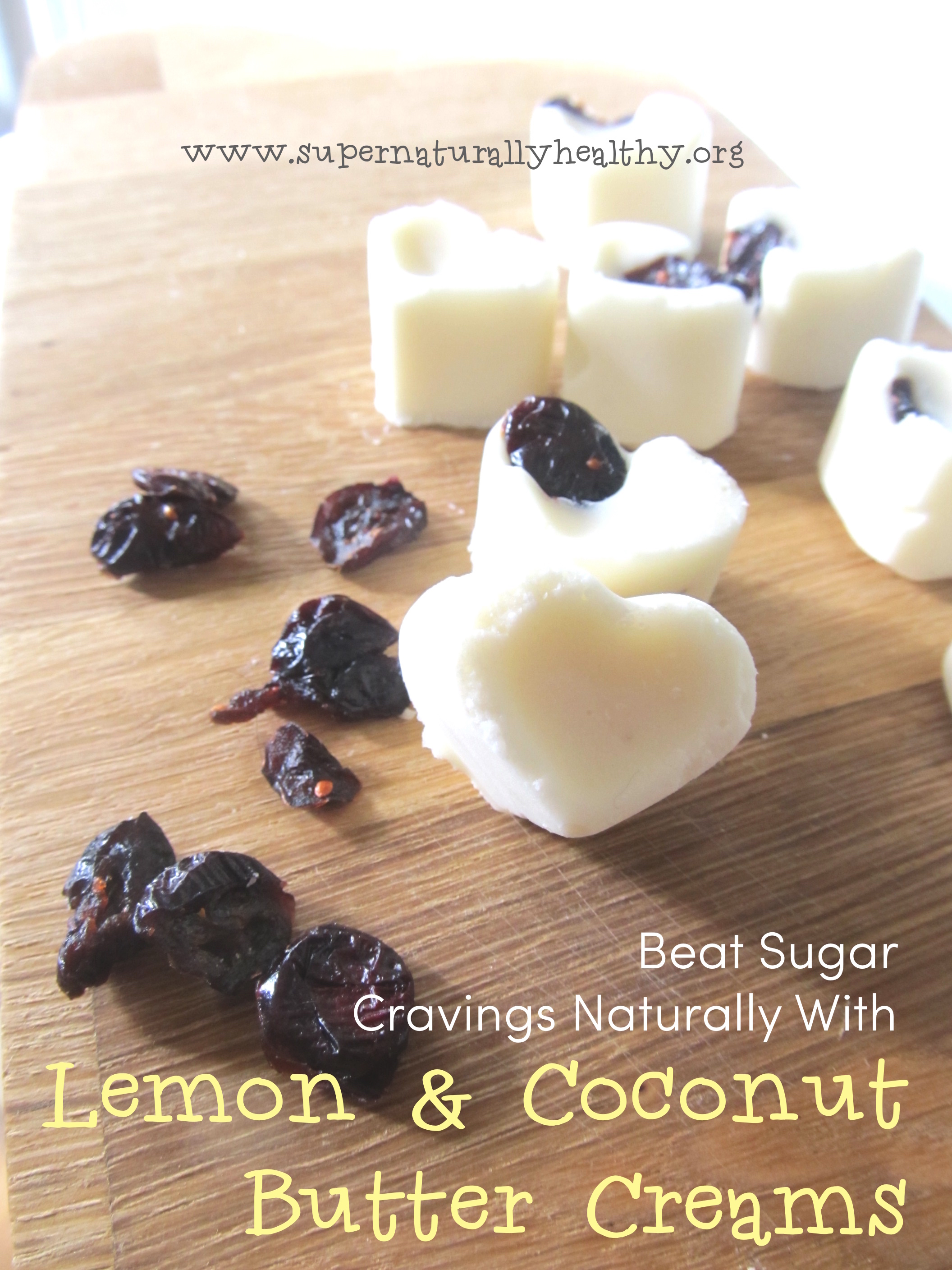Lemon & Coconut Butter Creams: The Healthy Way to Beat Your Sugar Cravings