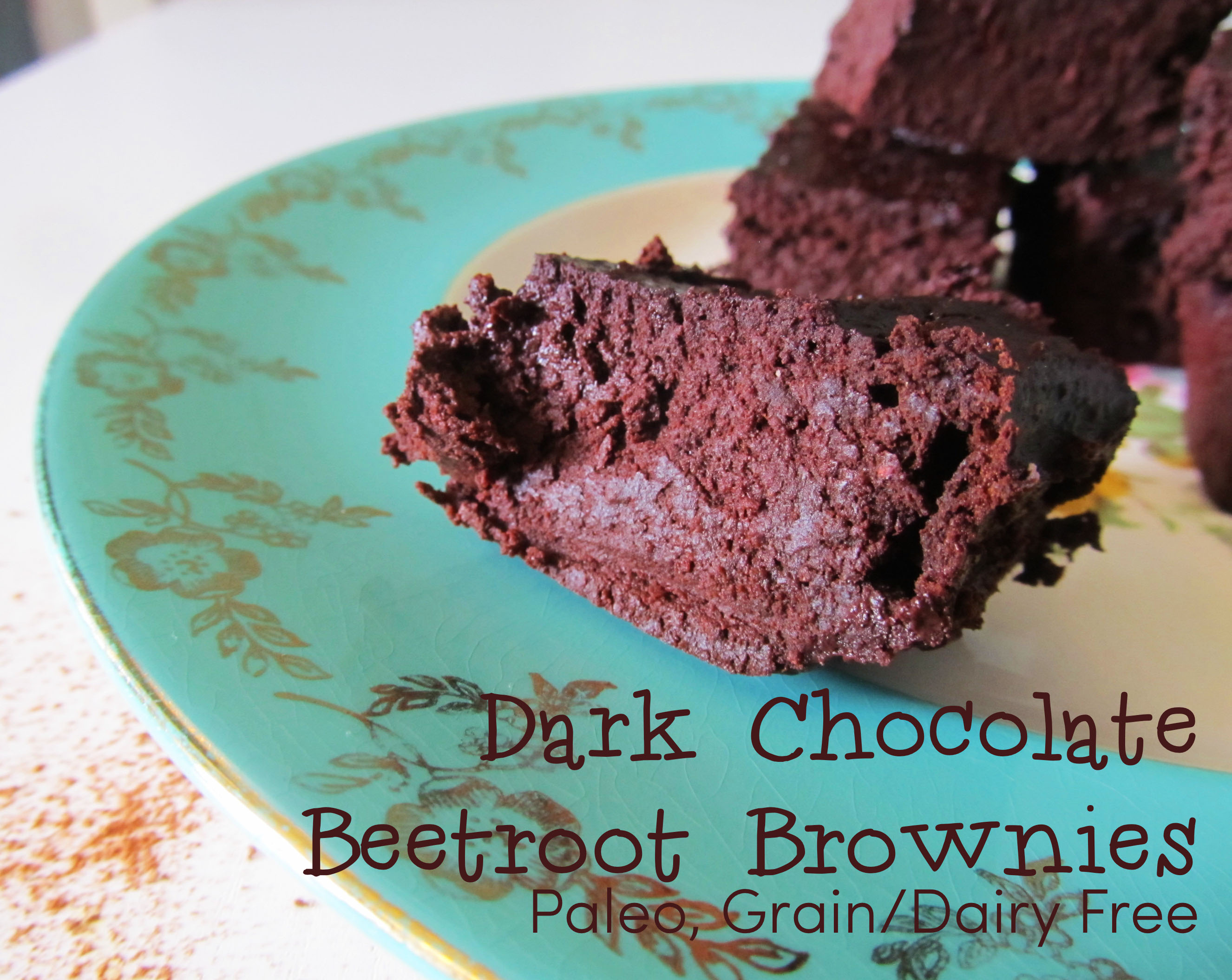 Dark Chocolate Beetroot Brownies