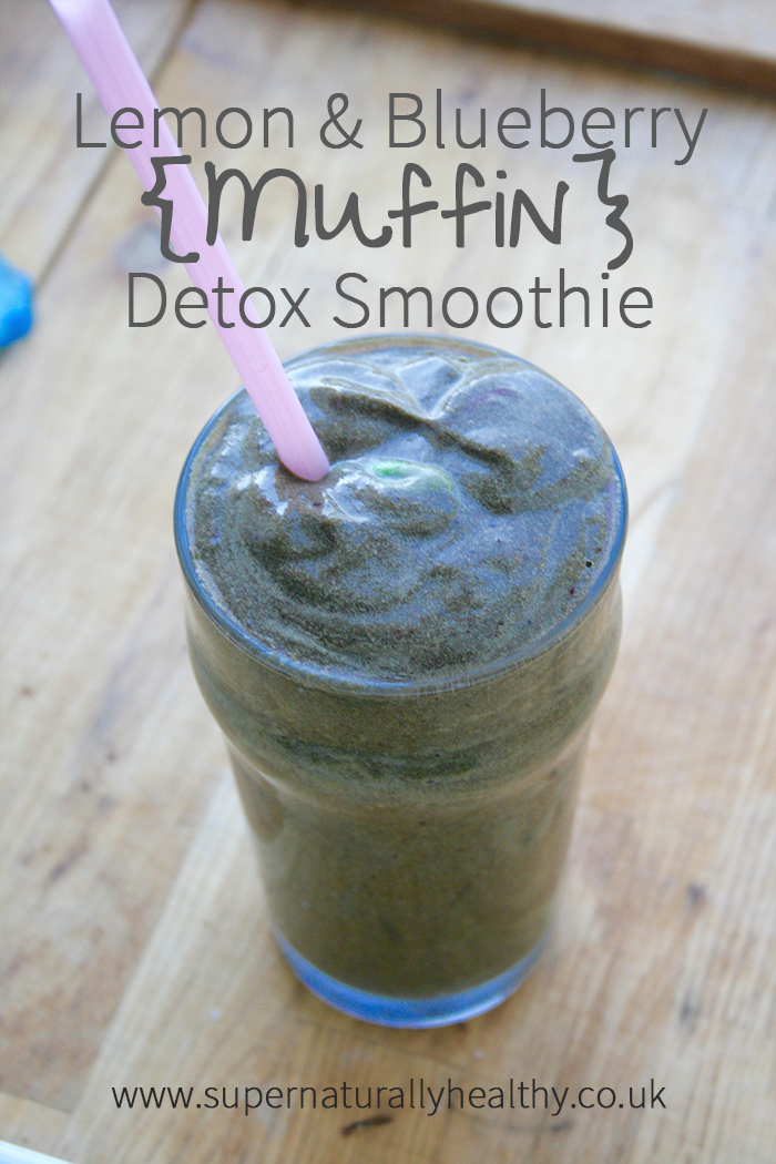 Lemon & Blueberry {Muffin} Detox Smoothie - Kezia Hall | Holistic  Nutritionist